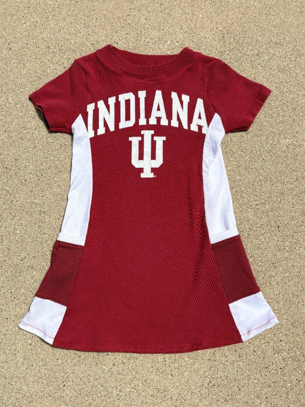 Indiana University Hooisers Handmade toddler 2t tunic t-shirt dress